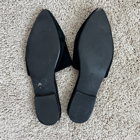 Steve Madden black pointed toe flats 9 - Picture 4 of 6